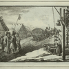 Vie pittorresque d'un village russe, en hiver.