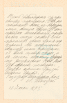 Tolstoi L.N. Faksimile pis'ma