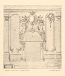 Istoricheskaia vystavka arkhitektury i khudozhestvennoi promyshlennosti. Rastrelli, V.- Proekt vnutrennei otdelki komnat.