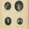 Petr Khrisanfovich Obol'ianinov, 1753-1841; Anna Aleksandrovna Obol'ianinova, 1754-1822; Elizaveta Andreevna Arakcheeva, 1750-1820; Graf Aleksei Andreevich Arakcheev, 1769-1834.