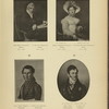 Graf Ivan Stepanovich Laval, 1761-1846; Grafinia Aleksandra Grigor'evna Laval', 1772-1850; Kniaz' Sergei Petrovich Trubetskoi, 1790-1860; Graf Ludgvig Lebtsel'tern, 1774-1854.