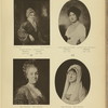 Ekaterina Ivanovna Kozitskaia, 1746-1833; Kniaginia Maria Aleksandrovna Tiufiakina, 1749-1804; Maria Stepanovna Tolyzina, 1742-1796; Maria Vasi'evna Talyzina, 1762-1853.