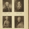 Ivan Perfilievich Elagin, 1725-1793; Petr Nikitich Krechetnikov, 1727-18.. Maria Ivanovna Vorontsova, 1718-1745; Grafinia Maria Artem'evna Vorontsova, 1725-1792.