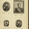 Aleksandr Samoilovich Figner, 1787-1813; Kniaz' Lev Mikhailovich Iashvil', 1768-1834; Ivan Onufrievich Sukhozanet, 1785-1861; Nikolai Onufrievich Sukhozanet, 1794-1871.