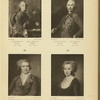 Graf Nikolai Teplov, 1711-1779; Aleksei Stepanovich Volkov, 1726-178.; Graf Artemii Ivanovich Vorontsov, 1748-1799; Grafinia Praskovia Fedorovna Vorontsova, 1750-1797.