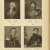 Ivan Ivanovich Melissino, 1718-1795; Aleksei Petrovich Melissino, 1761-1813; Graf Petr Petrovich Palen, 1778-1864; Aleksei Fedorovich L'vov, 1798-1870.
