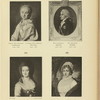 Grafinia Maria Nikolaevna Skavronskaia, 1729-1804; Pavel Grigor'evich Demodov, 1738-1821; Praskovia Ivanovna Gur'eva, 1757-1813; Ekaterina Aleksandrovna Novosil'tsova, 1755-1842.