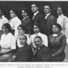A group of teachers in the Utica Normal and Industrial Institute who were trained at Tuskegee Normal and Industrial Institute.