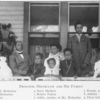 Principal Holtzclaw and his family; 1) William H. Holtzclaw; 2) Mary E. Holtzclaw; 3) Alice Marie; 4) Jerry Herbert; 5) Robert Fulton; 6) Addie, mother of Mr.  Holtzclaw; 7) Ernest, youngest brother; 8) Adeline; 9) Flora Garfield, a niece.