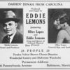 Dashin' Dinah from Carolina produced and staged by Eddie Lemons featuring Olive Lopez and Eddie Lemons king and queen of colored musical comedy. [advertisement]