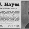 Edgar J. Hayes ; Alhambra Theatre's orchestra leader.