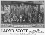 Lloyd Scott and his dance orchestra. [advertisement]