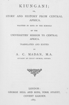 Kiunangi : or, Story and history from Central Africa