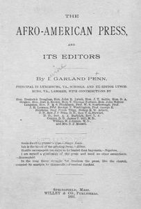 The Afro-American press and its editors