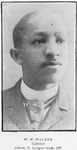 W.W. Walker, catcher Akron, O. League team, 1887.
