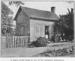 A Negro-owned home in one of the suburban settlements.