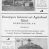 Downington Industrial and Agricultural School Downington, Pa. for the moral and industrial improvement of the colored youth of Philadelphia and vicinity [advertisement].