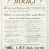 Do you want books? : A.M.E. Book Concern [advertisement].