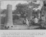 Hauts-fourneaux Sonraï du Gorouol sérvant a preparer les lingots de fer en usage chez les Touareg du Niger.
