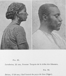 Larabatou, 22 ans, Femme Targuie de la tribu des Idnanes ; Drissa, 17-20 ans, Chef Sonrai du pays de Gao (Niger).