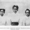 Graduates from the Caroline Bishop training school, Dallas, Texas.