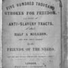 Five hundred thousand strokes for freedom, title page