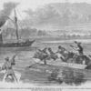 Negroes escaping from Beaufort, S.C., with plunder from the abandoned residences of these masters, stopped by U.S. Gunboat Seneca