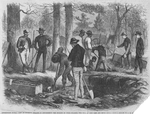 Government burial corps as recently engaged in disinterring the remains of Union soldiers who fell at Fair Oaks and Seven Pines