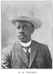 R.R. Wright, organizer of the Afro-American State Fair in Georgia; Of full-blooded African descent, his grandmother, who reared him, being an African of the Mandingo Tribe.