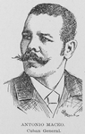 Antonio Maceo; Cuban General.
