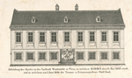 Abbildung des Haufes in der Vorftadt Windmühle in Wien, in welchem Haydn den 31 Mai 1809 starb, und in welchem am 1 Juni 1840 die trauer