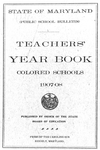 Teachers' year book colored schools