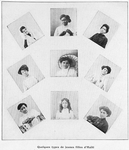 Quelques types de jeune filles d'Haiti.