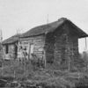 [An old cabin for Negro tenants on the Brown plantation.]