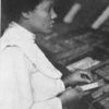 A type of Negro girl; Typesetter in Atlanta; Many Negro girls are entering stenography, bookkeeping; dressmaking, millinery and other occupations.