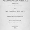 A school history of the Negro race in America, title page