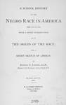 A school history of the Negro race in America