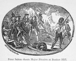 Peter Salem shoots Major Pitcairn at Bunker Hill