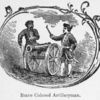 Brave colored artilleryman