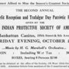 The Second Annual Benefit Reception and Trafalgar Day Patriotic Rally given by the West Indian Protective Society of America, 18 October [1918].