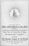 The Children of the Sun; Published by The Hamitic League of the World.