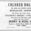Colored Dolls; Berry & Ross, Inc.; Factory: 36-38 West 135th Street, New York.