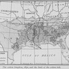 The cotton kingdom, 1850, and the limit of the cotton belt.