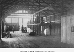 Interior of palm oil factory, Old Calabar.