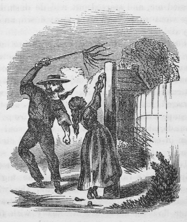 White Man Whipping A Black Woman Tied To A Pole Nypl Digital Collections