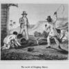 The mode of flogging slaves. As described in Bickells "West Indies as they are," page 13