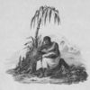 Female mourning over her dead child