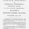 the Third report of the female society for Birmingham, Westbromwich, Wednesbury, Walsall, title page