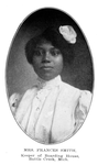 Mrs. Frances Smith; keeper of Boarding House, Battle Creek, Mich.