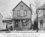 The home of Mr. V. T. Smith, Lafayette, Ind.; Considered the wealthiest Colored man in the town.
